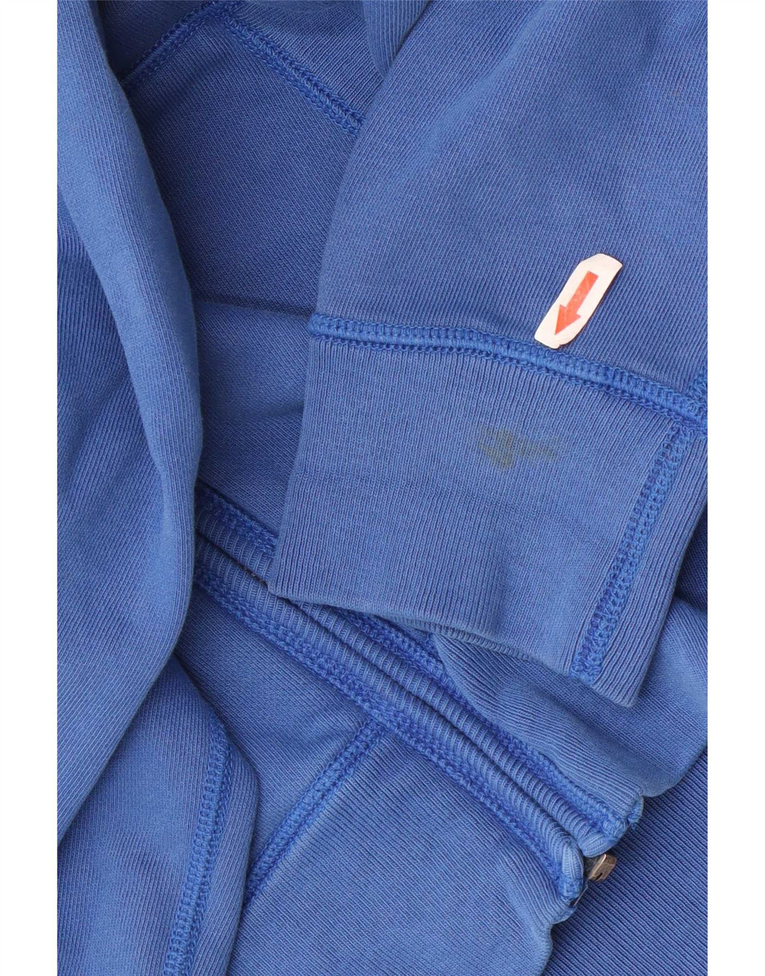 Gap Herren-Kapuzenpullover mit Reißverschluss, mittelblaue Baumwolle