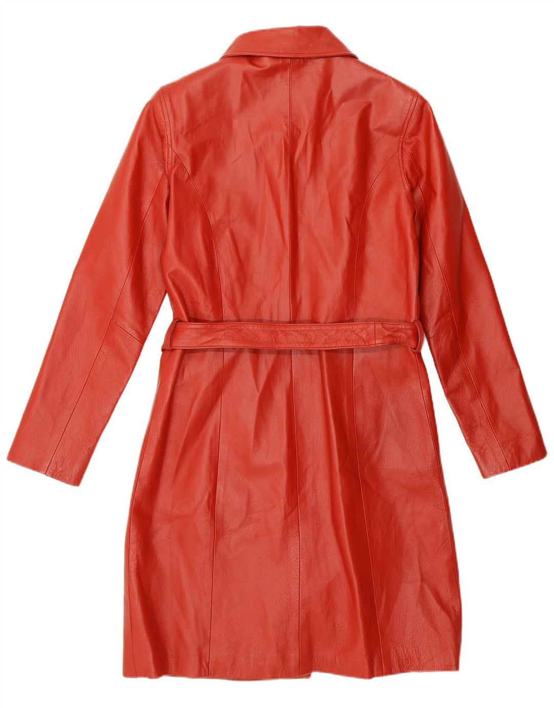 Kara Damen Ledermantel UK 10 Kleines rotes Leder