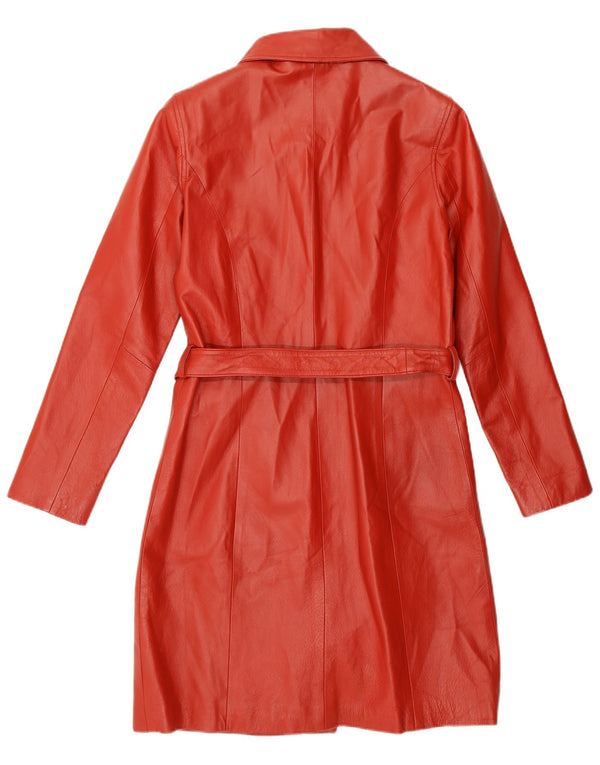 Kara Damen Ledermantel UK 10 Kleines rotes Leder
