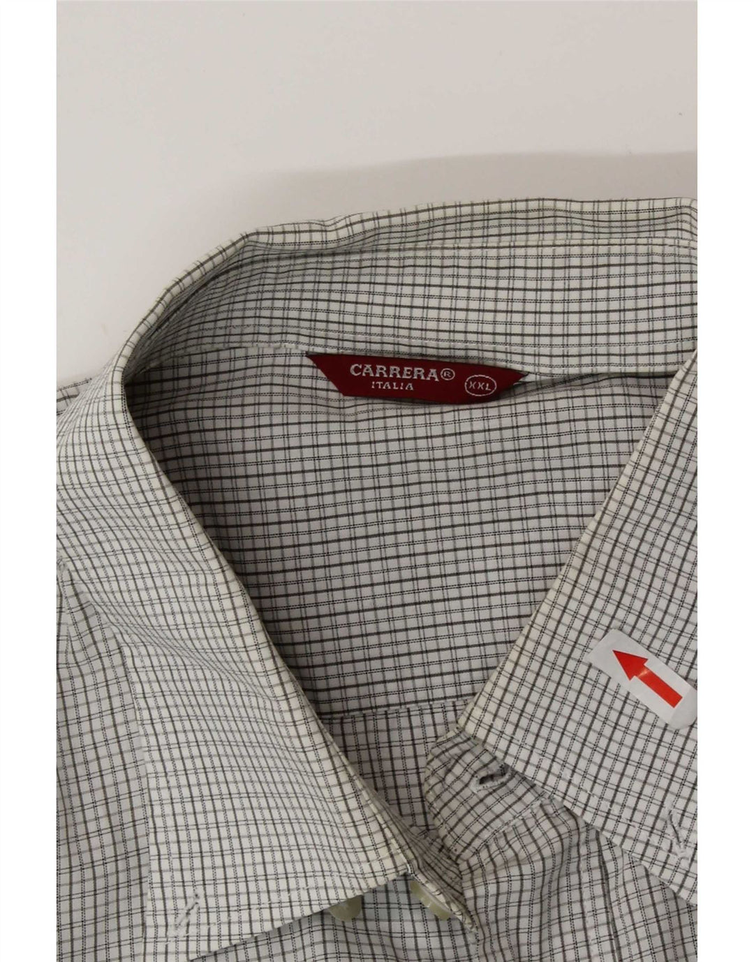Carrera Herrenhemd 2XL Grau kariert