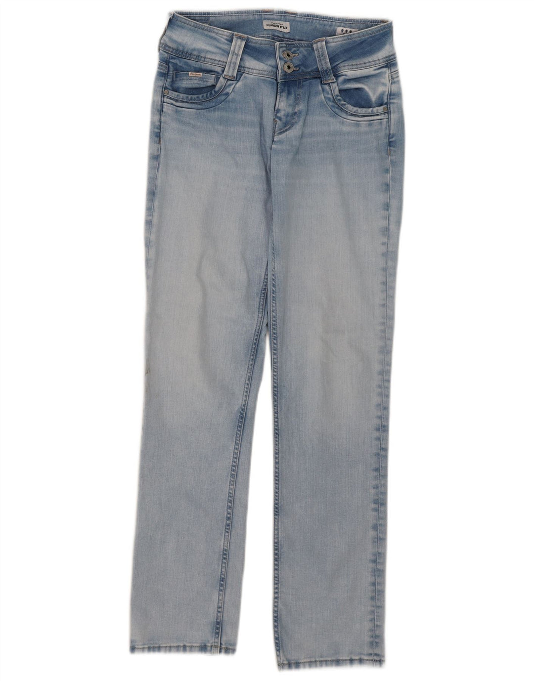 PEPE Jeans Damen Straight W29 L32 Blaue Baumwolle