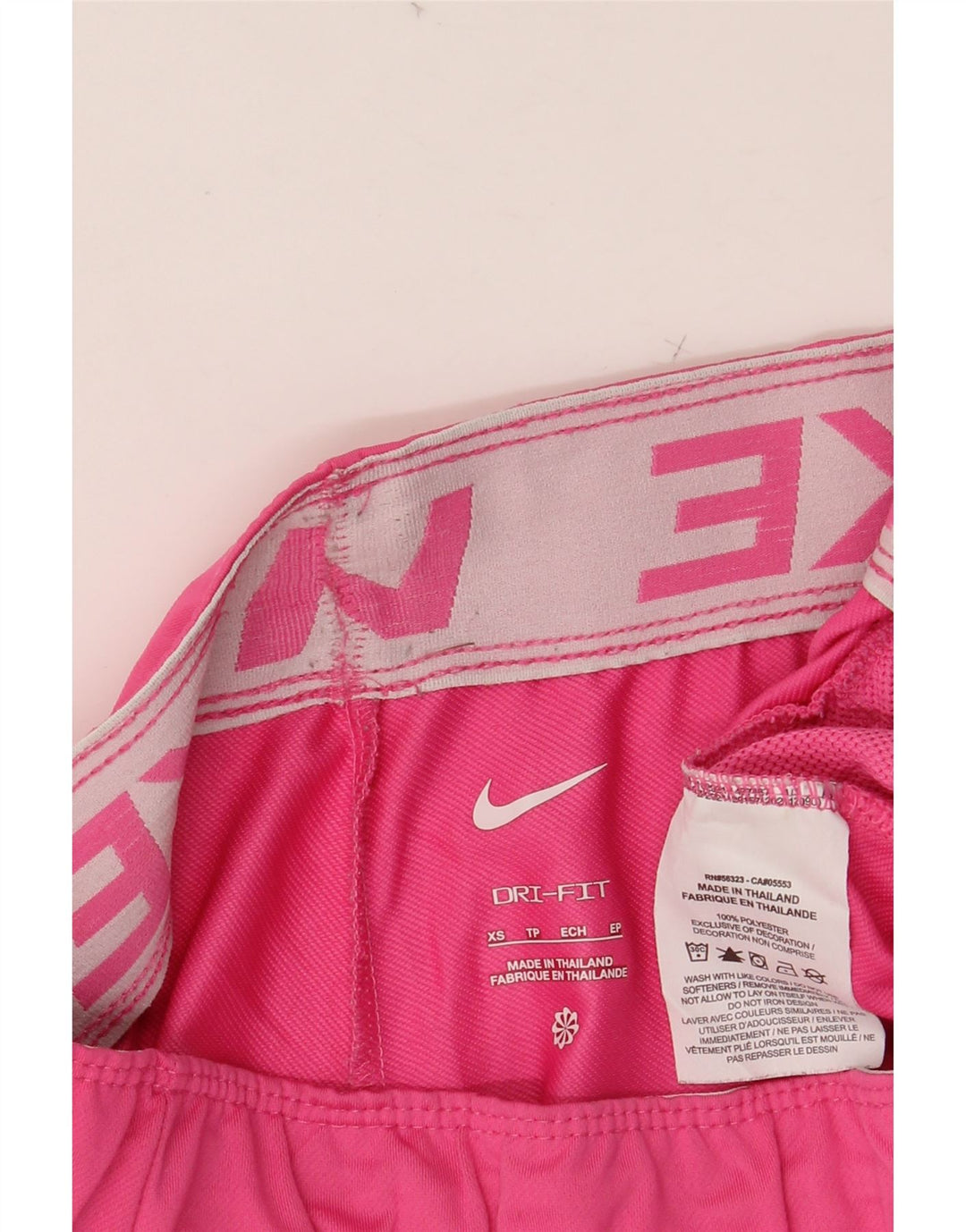 NIKE Damen Dri Fit Sport Shorts UK 4 XS Rosa Polyester