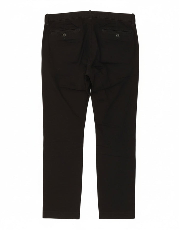 J. Crew Herren Flex Slim Anzughose W34 L30 Schwarz Baumwolle