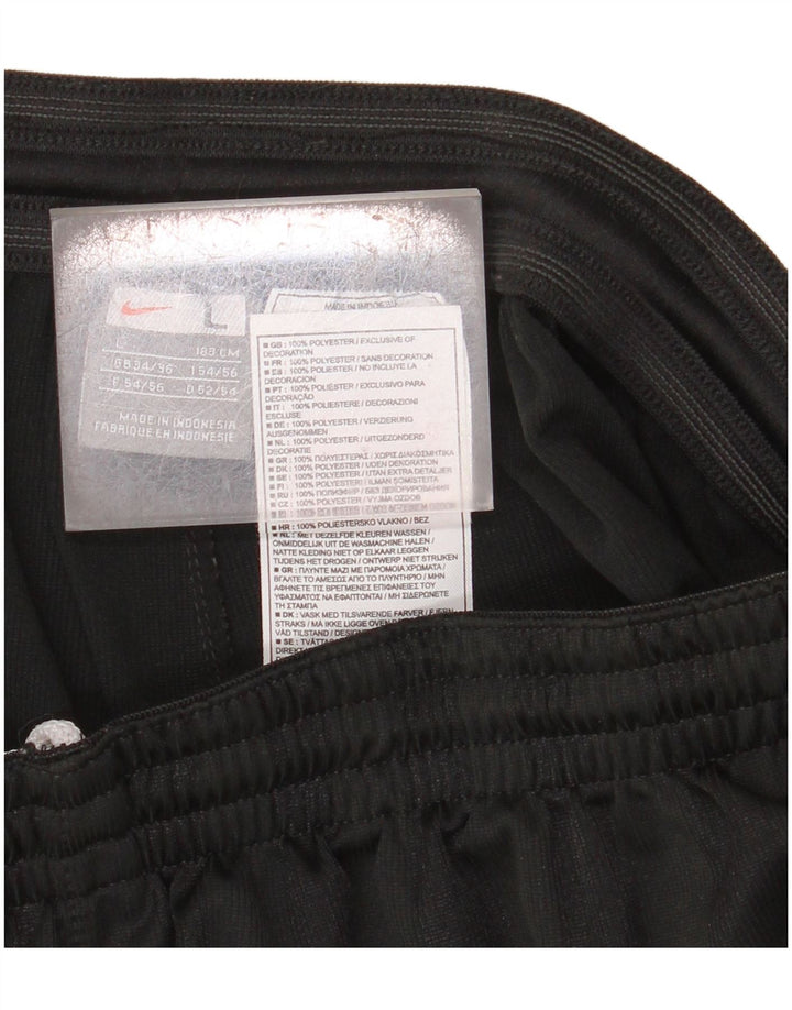 NIKE Herren-Sportshorts, groß, aus schwarzem Polyester