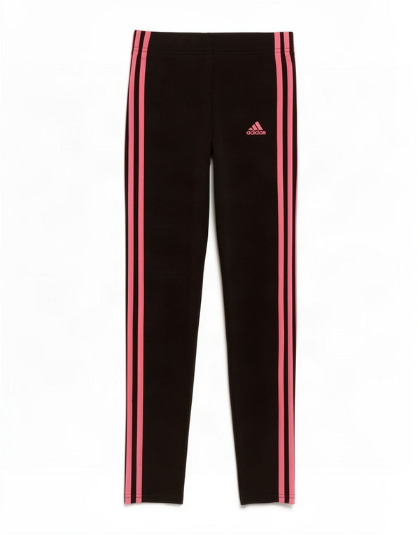 Adidas Mädchen-Leggings, 11–12 Jahre, schwarze Baumwolle