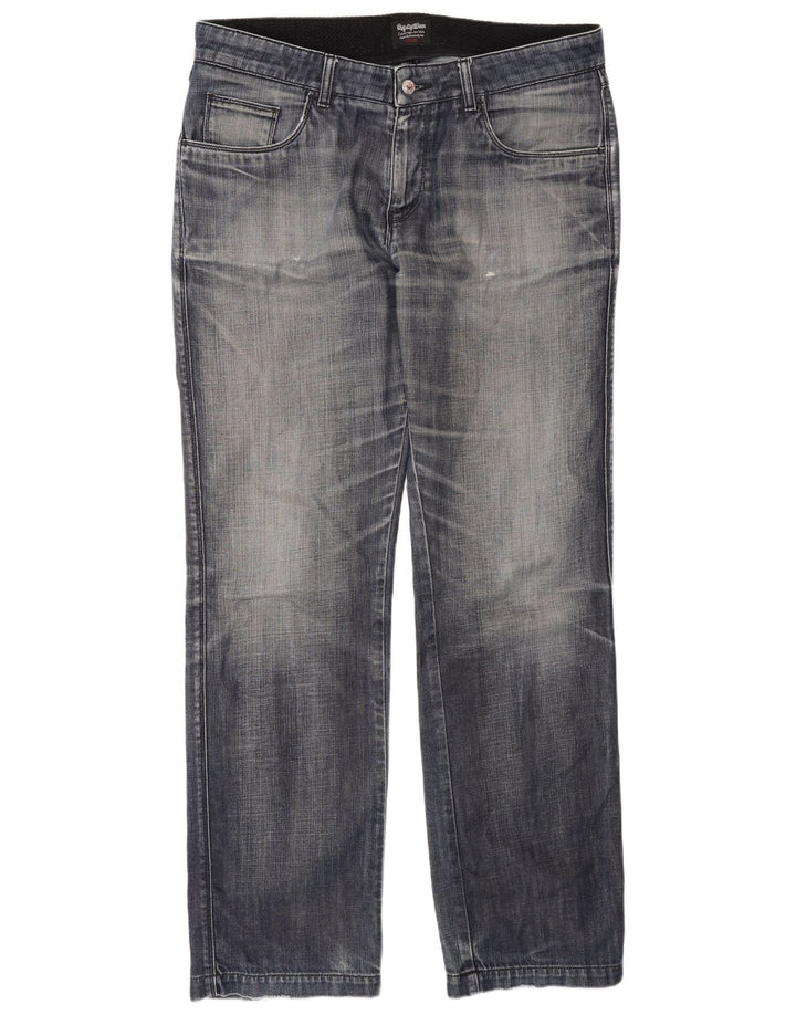 Refrigiwear Herren Straight Jeans W36 L34 Blaue Baumwolle