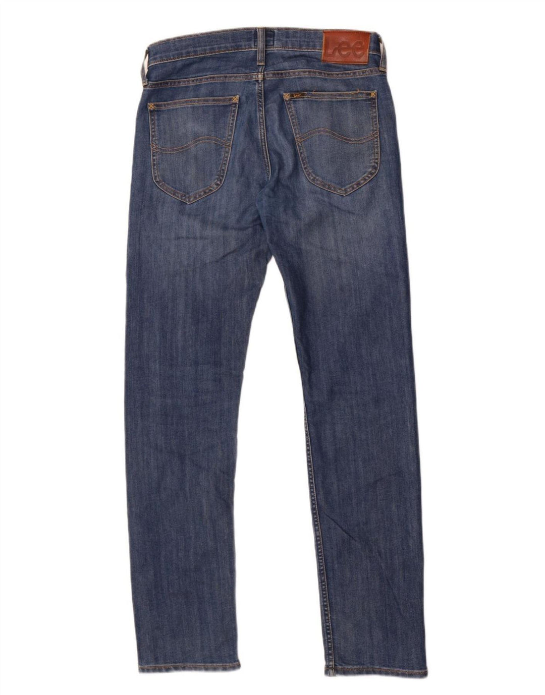 Lee Herren Daren Zip Fly Slim Jeans W30 L32 Blaue Baumwolle