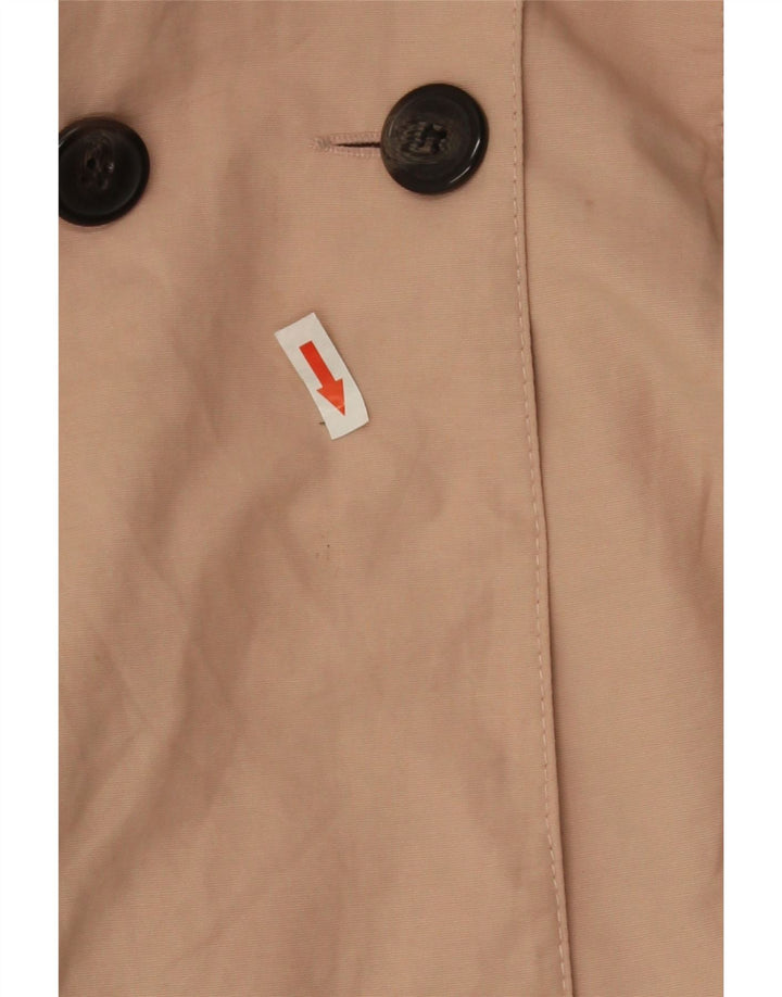Marks & Spencer Damen Trenchcoat UK 10 Small Rosa Baumwolle