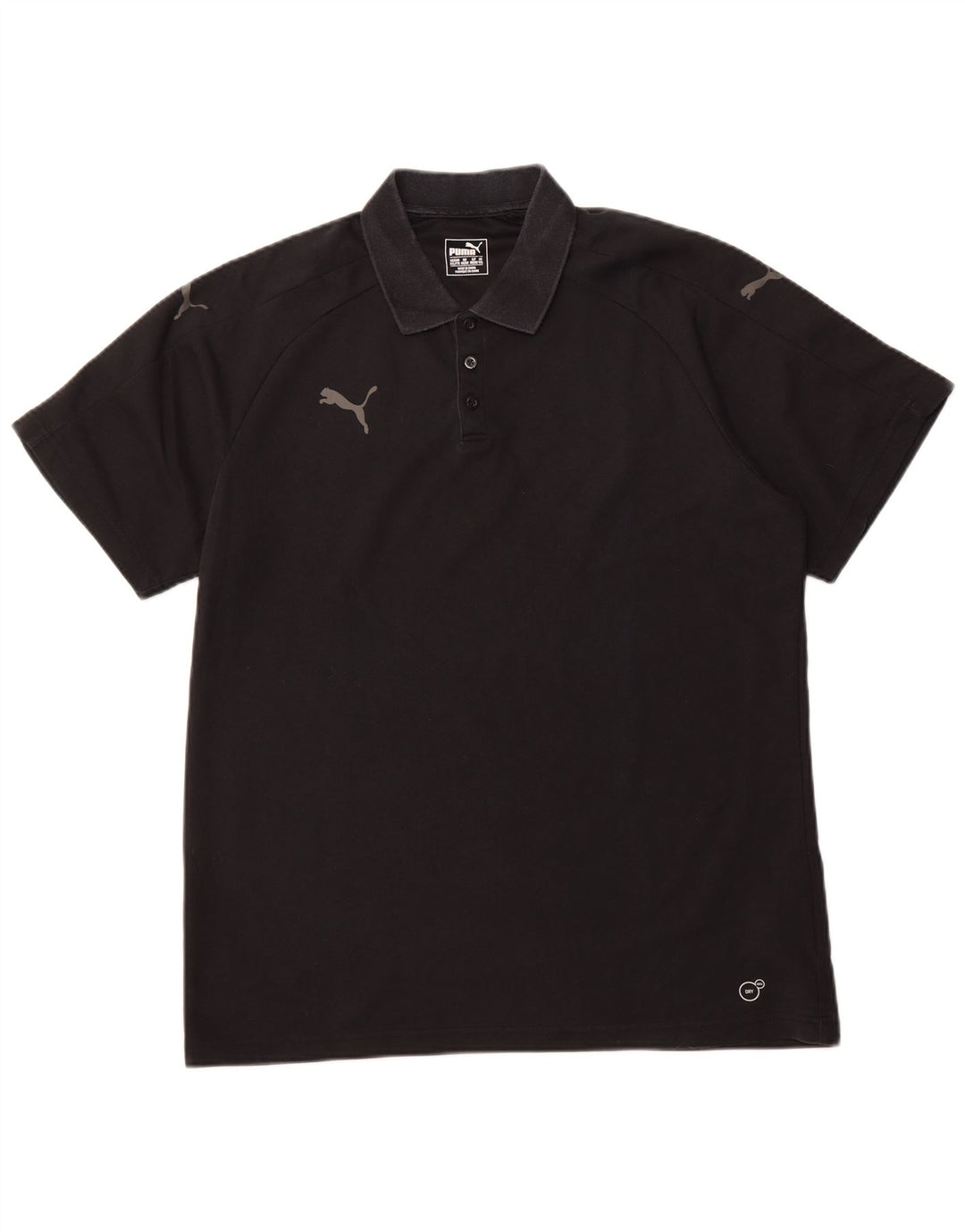PUMA Herren Poloshirt 2XL Schwarz Baumwolle