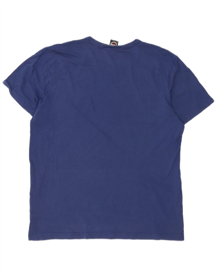 Colmar Herren-T-Shirt mit regulärer Passform, mittelblau