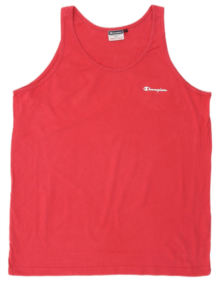 CHAMPION Damen Weste Top UK 20 2XL Rosa Baumwolle