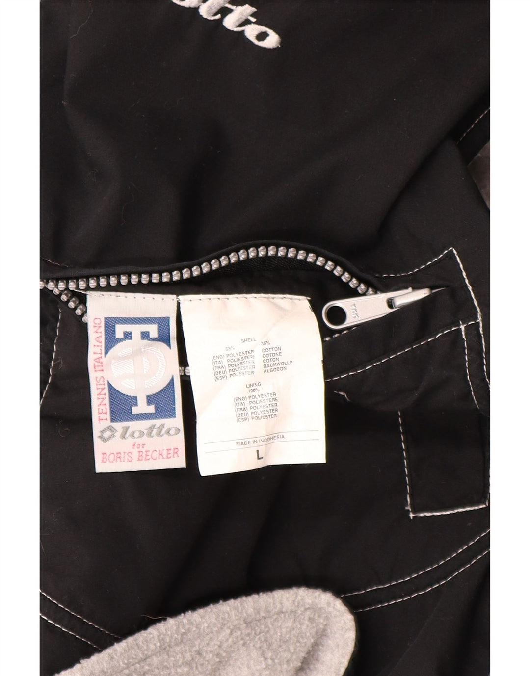 Lotto Herren Wendeweste mit Grafik, UK 40, Größe L, Schwarz, Polyester