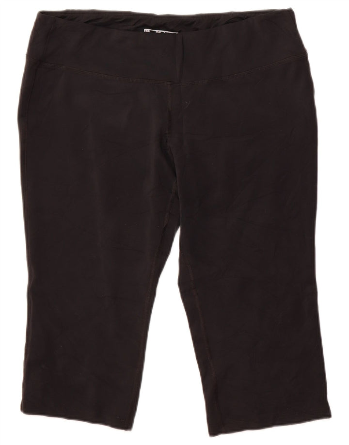 New Balance Damen Capri-Leggings UK 18 XL Schwarz Polyester