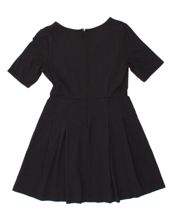 VINEYARD VINES Womens A-Line Dress US 6 Medium Black Rayon Vintage Vineyard Vines and Second-Hand Vineyard Vines from Messina Hembry 