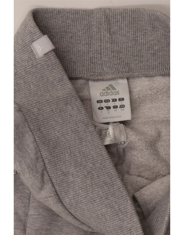 ADIDAS Womens Tracksuit Trousers Joggers UK 10 Small  Grey Vintage Adidas and Second-Hand Adidas from Messina Hembry 