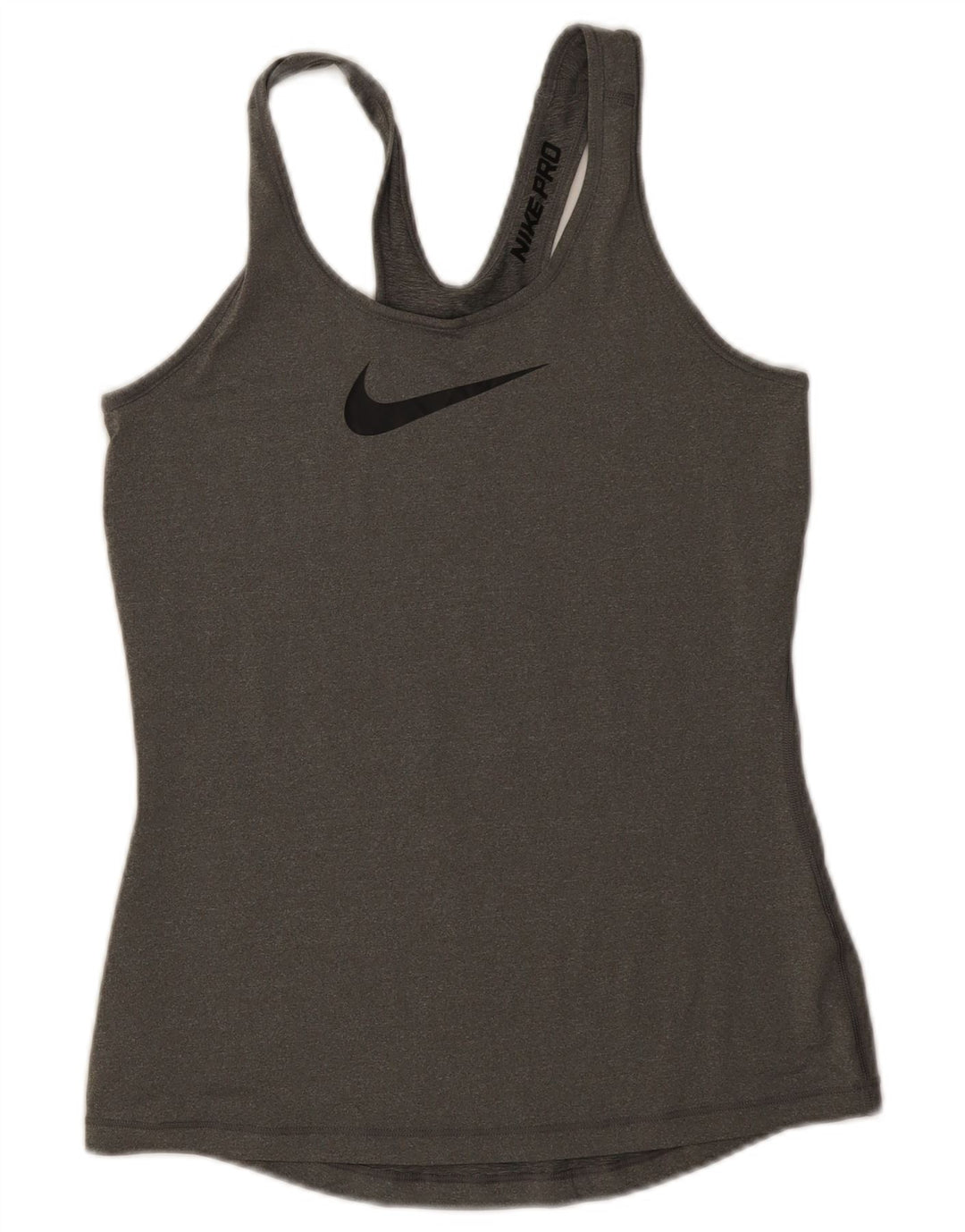 Nike Womens Graphic Vest Top UK 12 Mittelgraues Polyester
