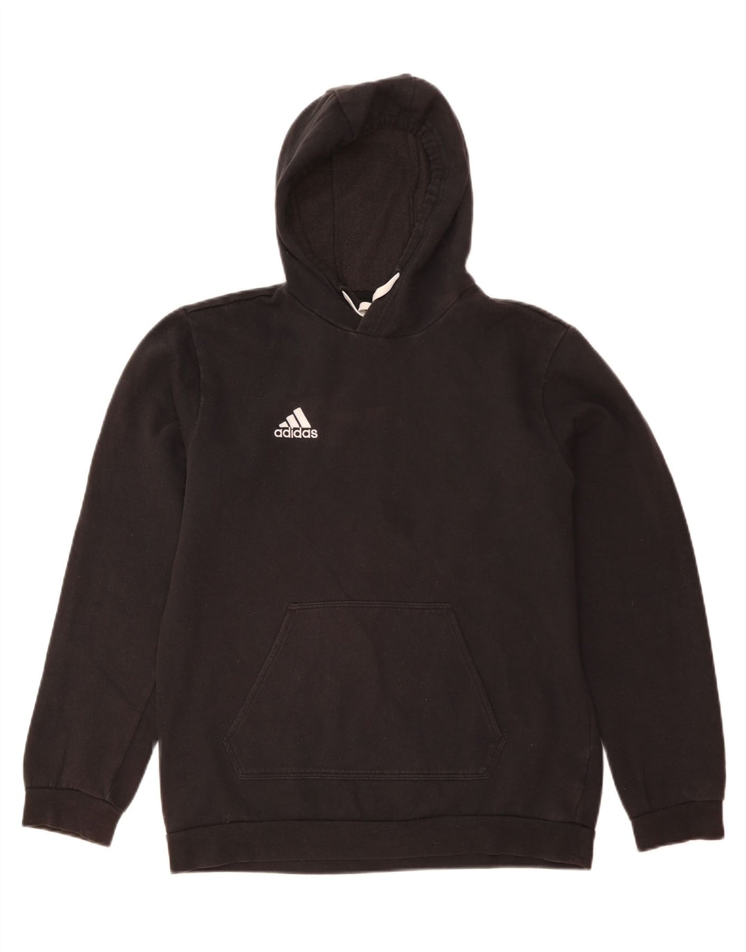 Adidas Herren Kapuzenpullover Mittelschwarz Baumwolle