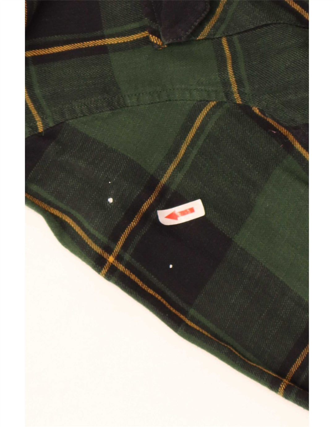 Levi's Herren-Flanellhemd mit Kapuze, mittelgrün, kariert, Baumwolle