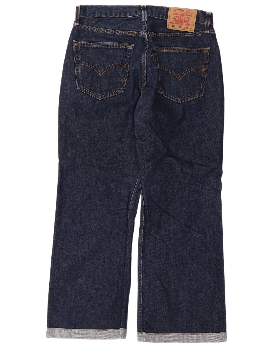 Levi's Herren 527 Bootcut Jeans W32 L27 Marineblau Baumwolle