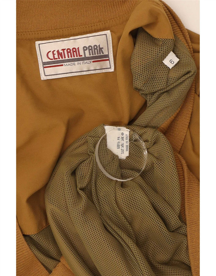 Central Park Herren Bomberjacke UK 44 2XL Braun Polyamid Sport