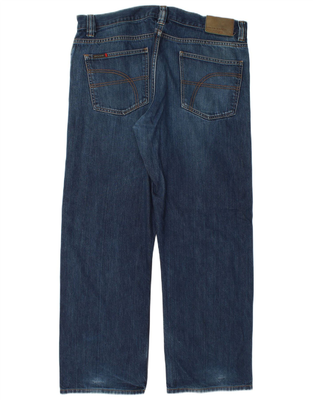 Pierre Cardin Herren Straight Jeans W38 L30 Blaue Baumwolle