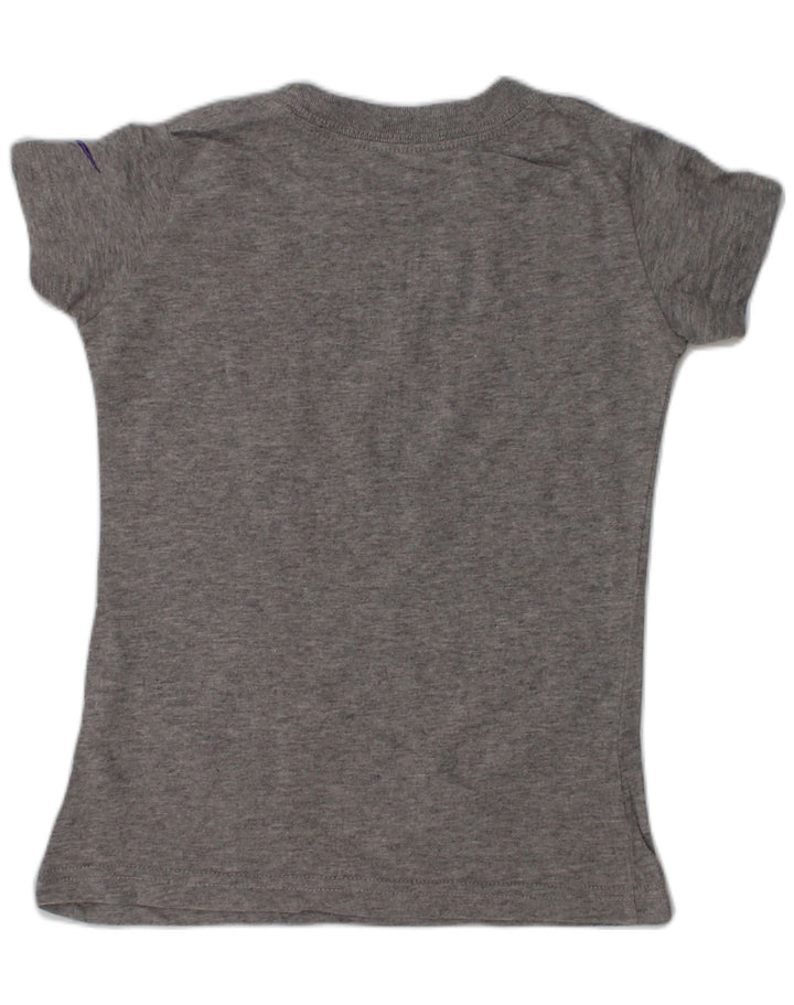 NIKE Girls Graphic T-Shirt Top 4-5 Years Small Grey Cotton | Vintage Nike | Thrift | Second-Hand Nike | Used Clothing | Messina Hembry 
