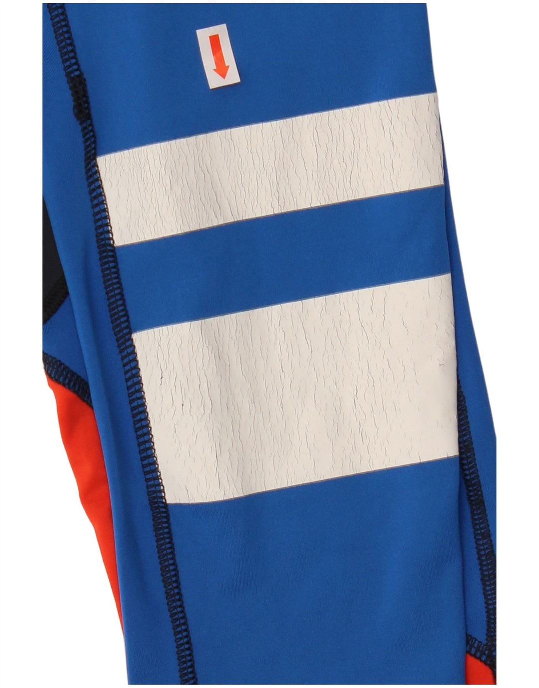 Superdry Grafik-Leggings für Damen, UK 8, Größe S, Marineblau, Farbblock
