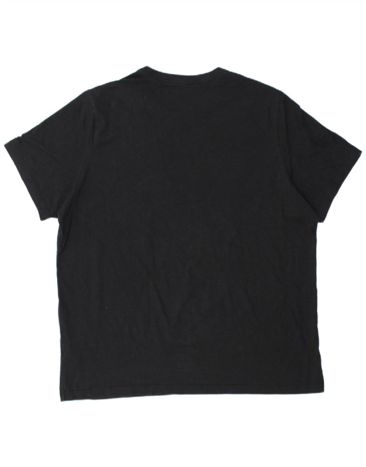 Jordan Herren Grafik T-Shirt Top 2XL Schwarz Baumwolle