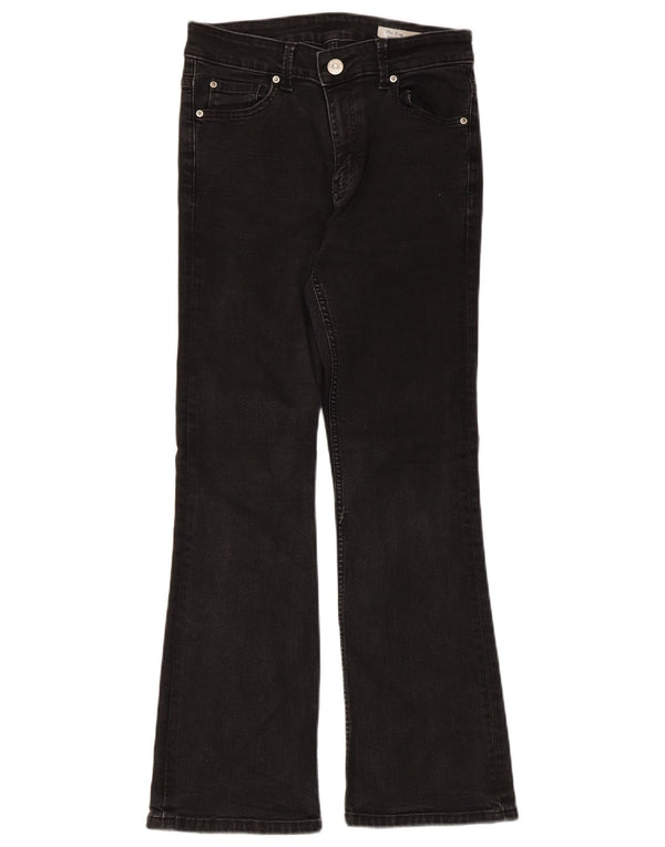 Marks & Spencer Damen The Eva Bootcut Jeans UK 10 Small W28 L27 Schwarz