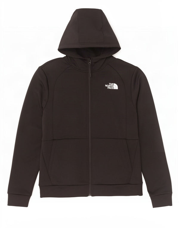 The North Face Damen Graphic Zip Hoodie Pullover UK 16 Large Schwarz