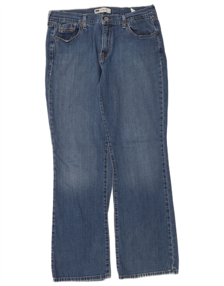 Levi's Damen 515 Bootcut Jeans W31 L32 Blaue Baumwolle