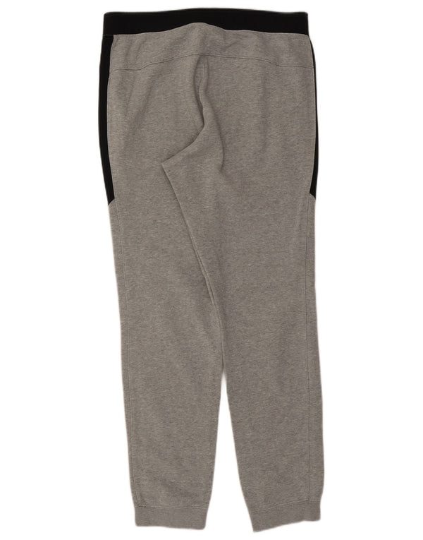 Nike Mens Tracksuit Trousers Joggers Medium  Grey Colourblock Cotton