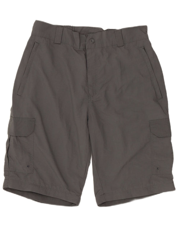 MOUNTAIN WAREHOUSE Herren Cargoshorts W32 Mittelgraues Nylon