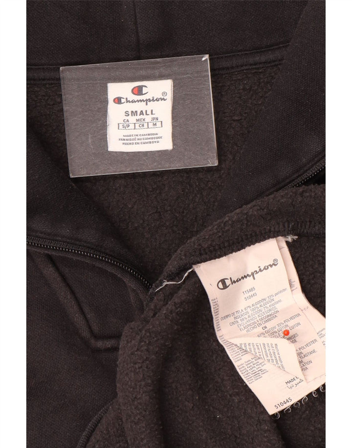 Champion Damen-Sweatshirt in Übergröße mit Reißverschluss, Gr. 10, Größe S, Schwarz
