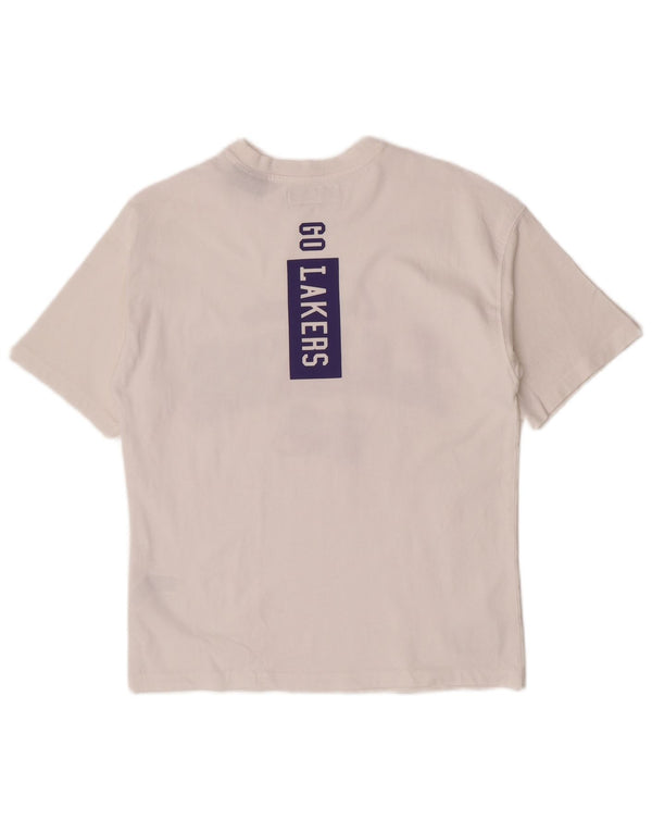 Zara Los Angeles Lakers Grafik-T-Shirt für Jungen, 11–12 Jahre, weiße Baumwolle