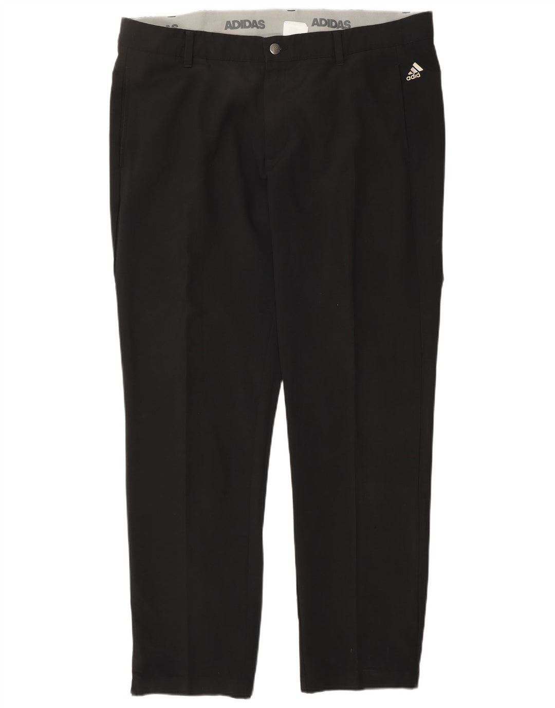 ADIDAS Herren Tapered Chino Hose W38 L32 Schwarz Polyester