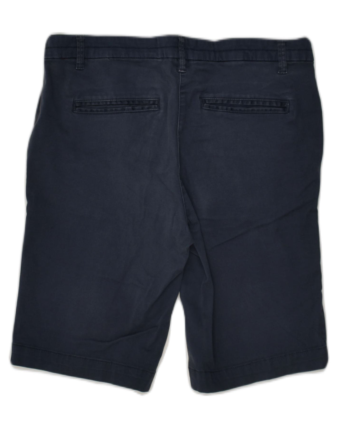 DACK'S Womens Regular Fit Chino Shorts IT 42 Medium W30 Navy Blue Cotton | Vintage Dack's | Thrift | Second-Hand Dack's | Used Clothing | Messina Hembry 