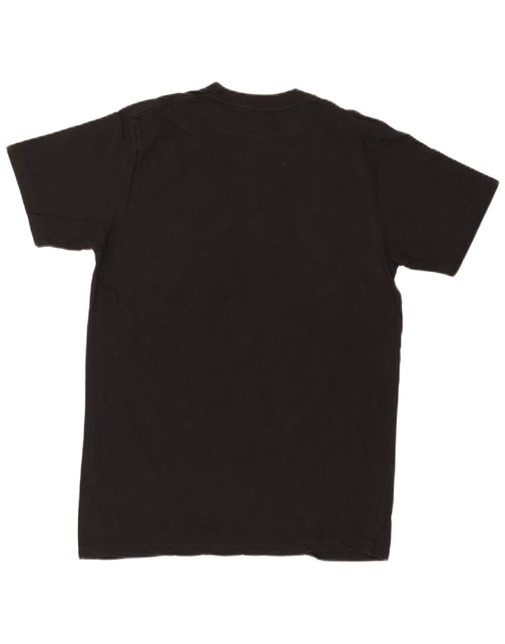 Hard Rock Cafe Herren Malta Grafik-T-Shirt aus mittelschwarzer Baumwolle