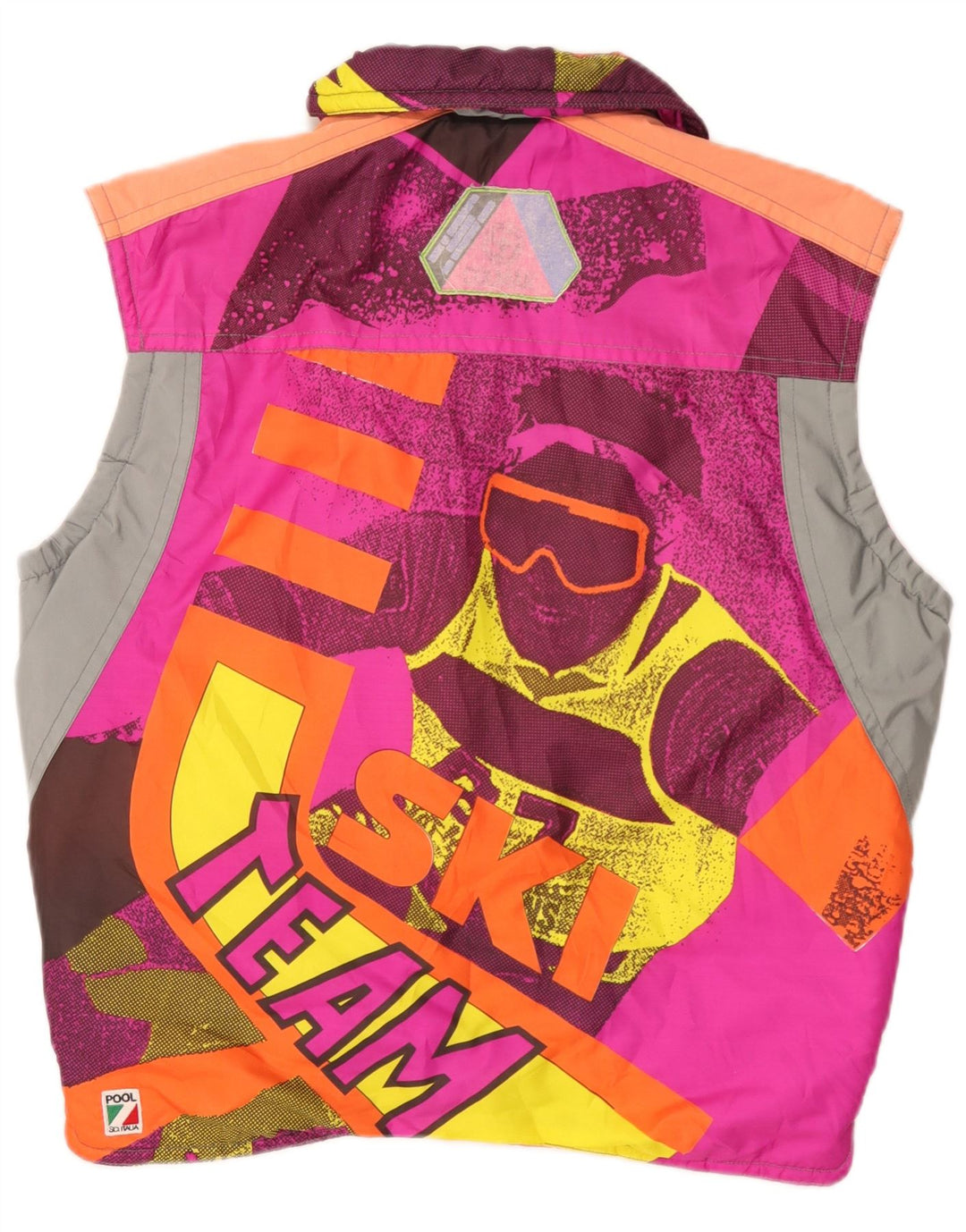 Colmar Herren Graphic Ski wattierte Weste UK 36 Small Mehrfarbiger Farbblock