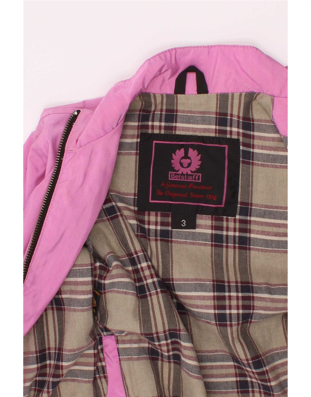 Belstaff Mädchen-Bomberjacke, 2–3 Jahre, rosa Nylon