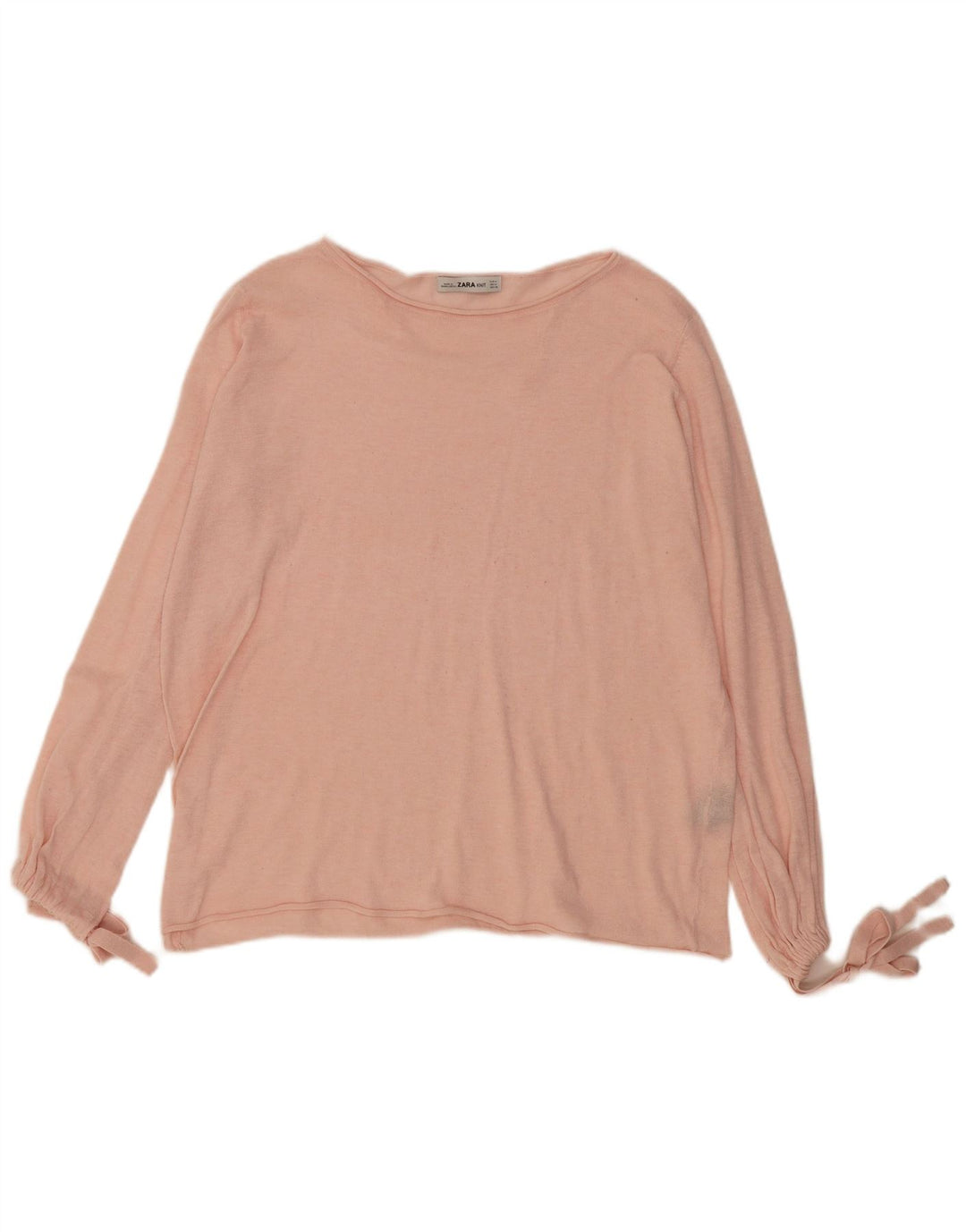 Zara Damen-Blusenoberteil in Übergröße, UK 14, Mittelrosa, Polyester