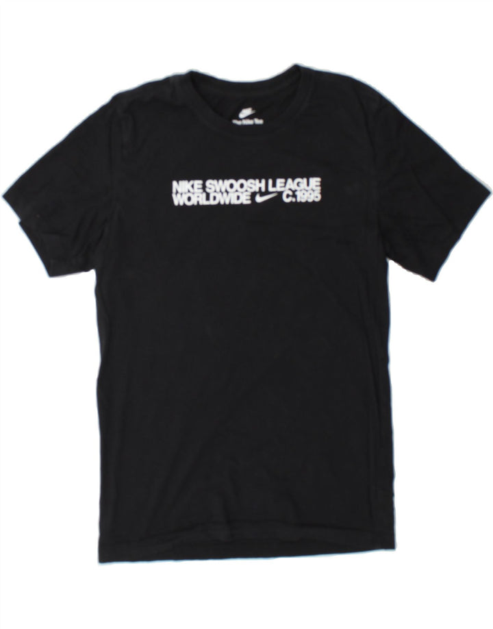 NIKE Mens Graphic T-Shirt Top Small Black Cotton Vintage Nike and Second-Hand Nike from Messina Hembry 