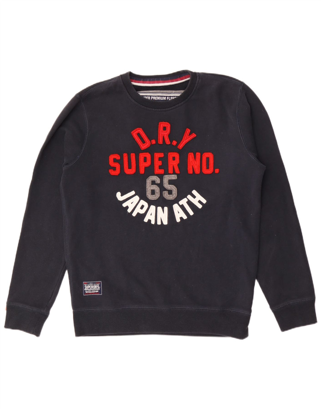 Superdry Herren Grafik-Sweatshirt-Pullover XL aus marineblauer Baumwolle
