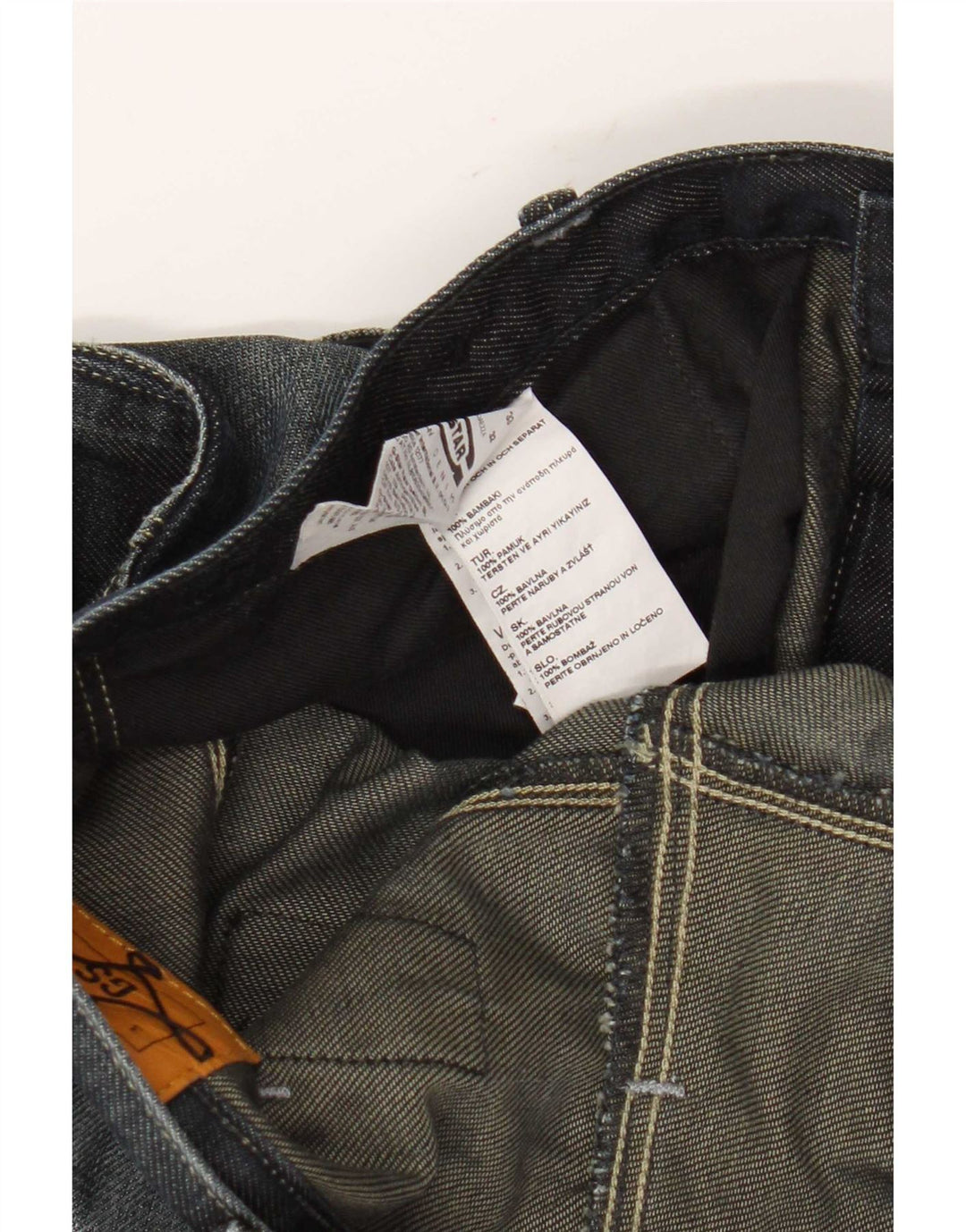 G-Star Herren Cargo Straight Jeans W33 L32 Marineblaue Baumwolle