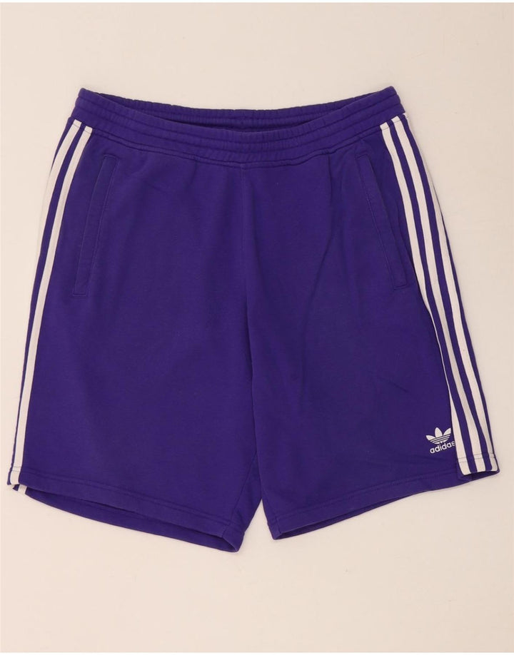ADIDAS Herren Sport Shorts Große Lila Baumwolle