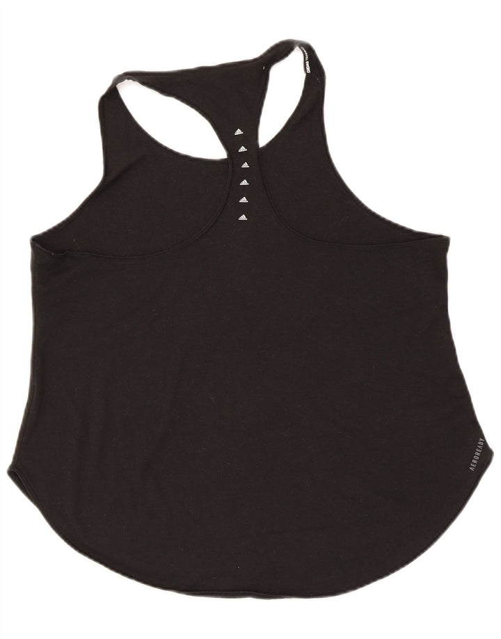 Adidas Damen Aeroready Vest Top UK 12/14 Medium Schwarz