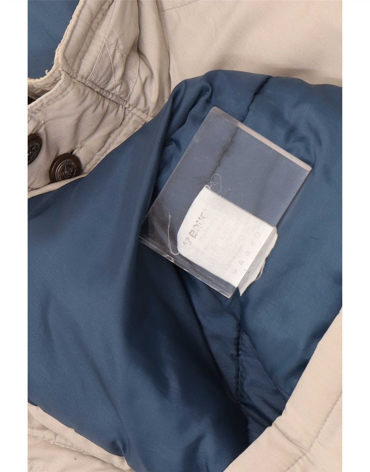 Brugi Herren Wattierter Mantel UK 42 XL Grau Polyester