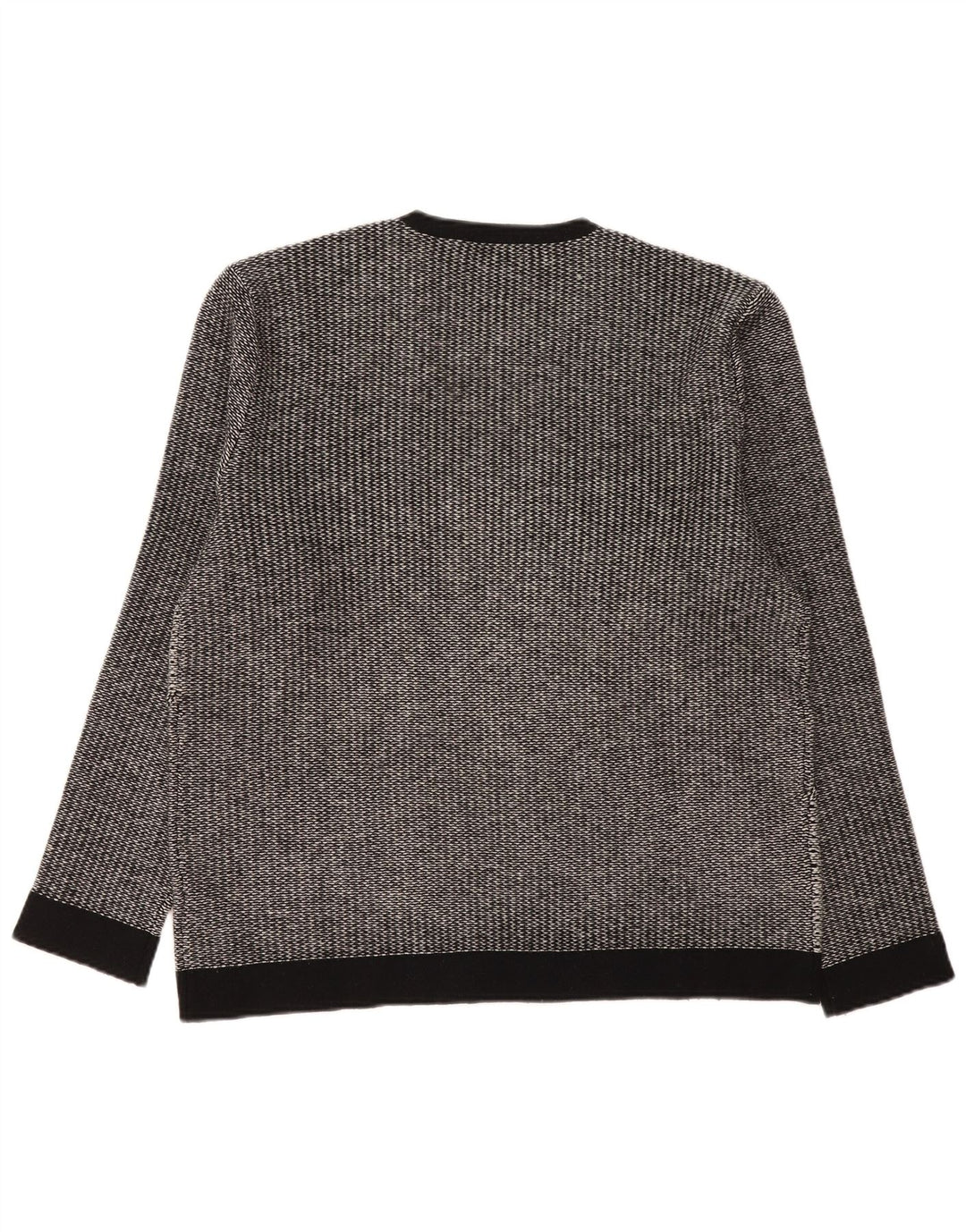 Calvin Klein Herren-Pullover mit Rundhalsausschnitt, XL, graue Farbblock-Wolle