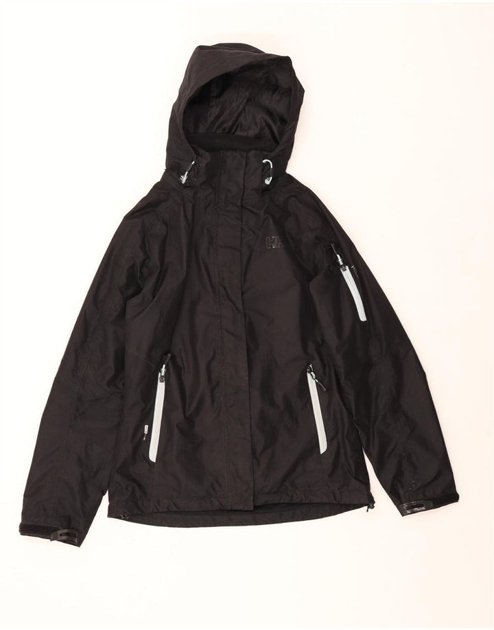 Helly Hansen Damen Übergroße Windjacke mit Kapuze, UK 10, Größe S, Schwarz