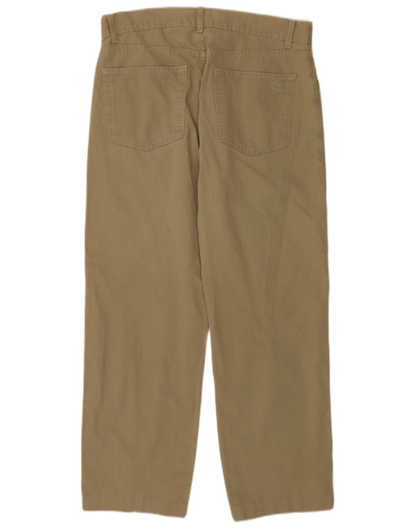 Timberland Herren gerade Freizeithose W35 L27 Beige Baumwolle